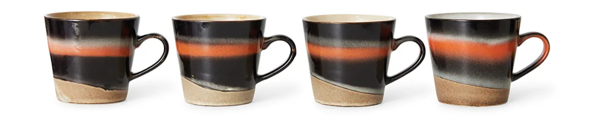 70s ceramics: cappuccino mug, heat
