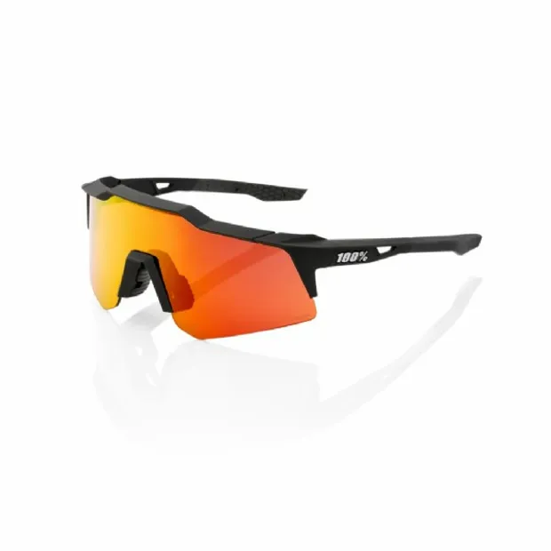 Speedcraft XS (extra small) Soft Tact Black/ HiPER Red Mulitlayer Mirror Lens + Clear Lens