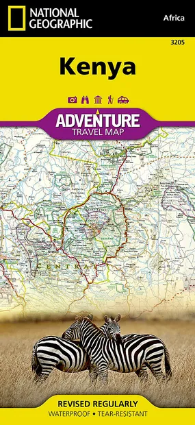 Wegenkaart - landkaart 3205 Adventure Map Kenya - Kenia | National Geo