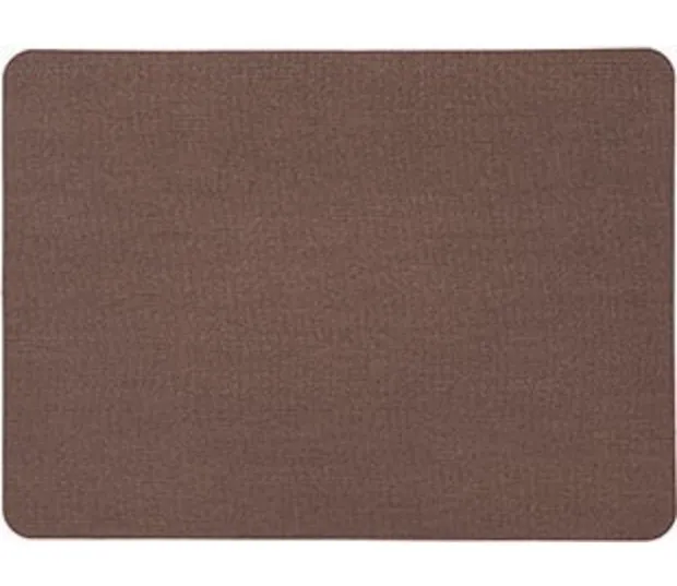Placemat canvaslook rechthoekig bruin - 45 x 30 cm
