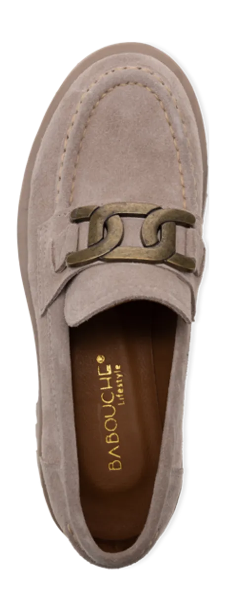 Babouche chunky loafers beige