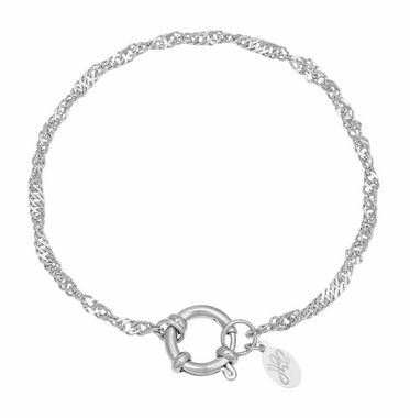 Bracelet chain dee silver