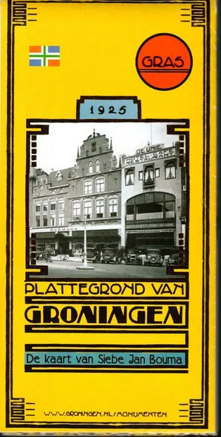 Plattegrond van Groningen 1925