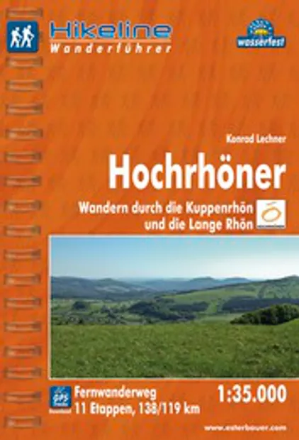 Wandelgids Hikeline Hochrhöner | Esterbauer