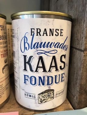 Franse Blauwader Kaas Fondue Romig Pikante