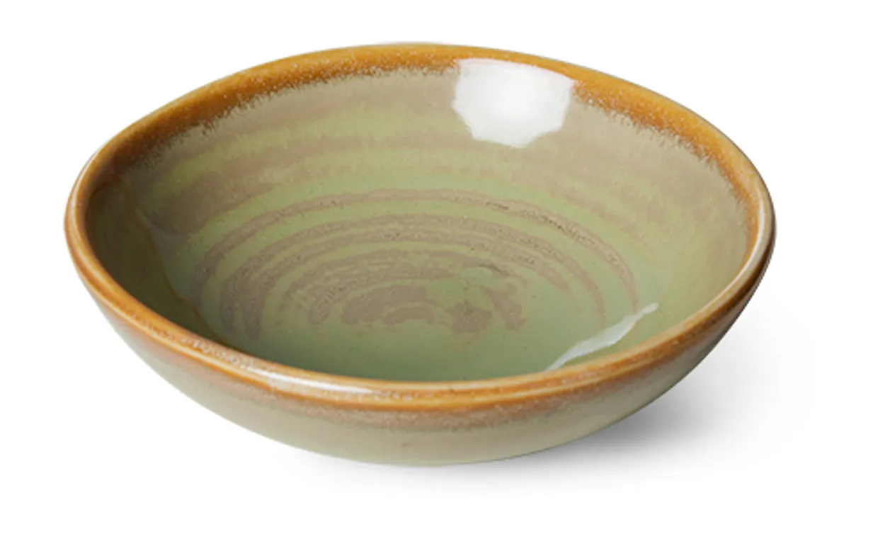 Chef ceramics: small dish, moss green