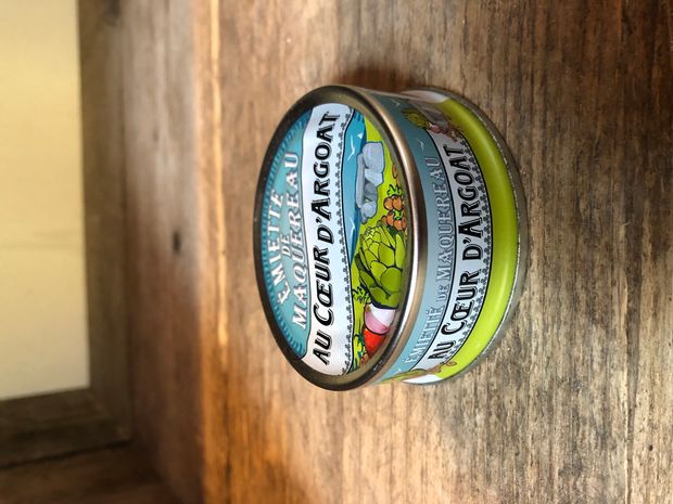 Makreel snippers met artisjok