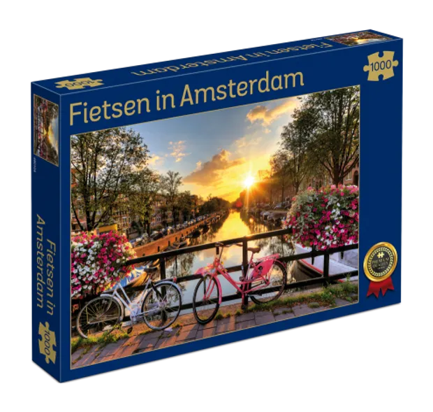Puzzel - Fietsen in Amsterdam (1000)