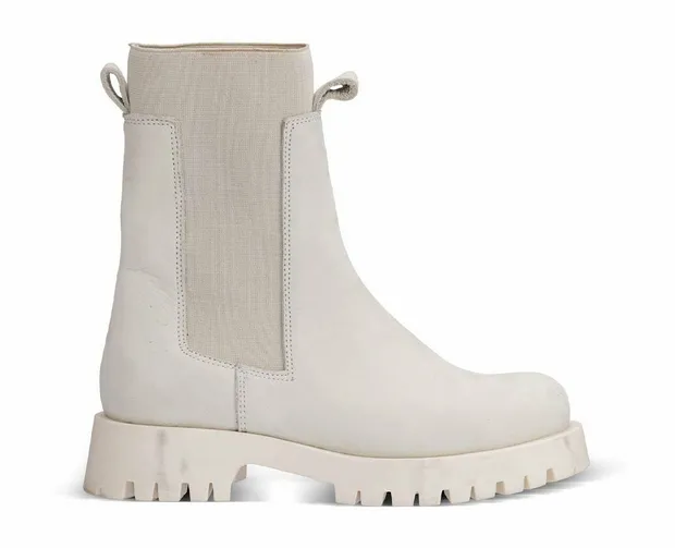 Babouche boots off white