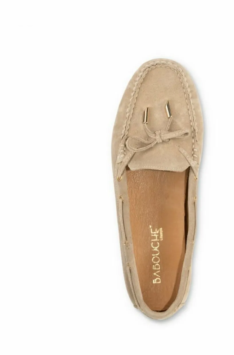 Babouche moccasins taupe