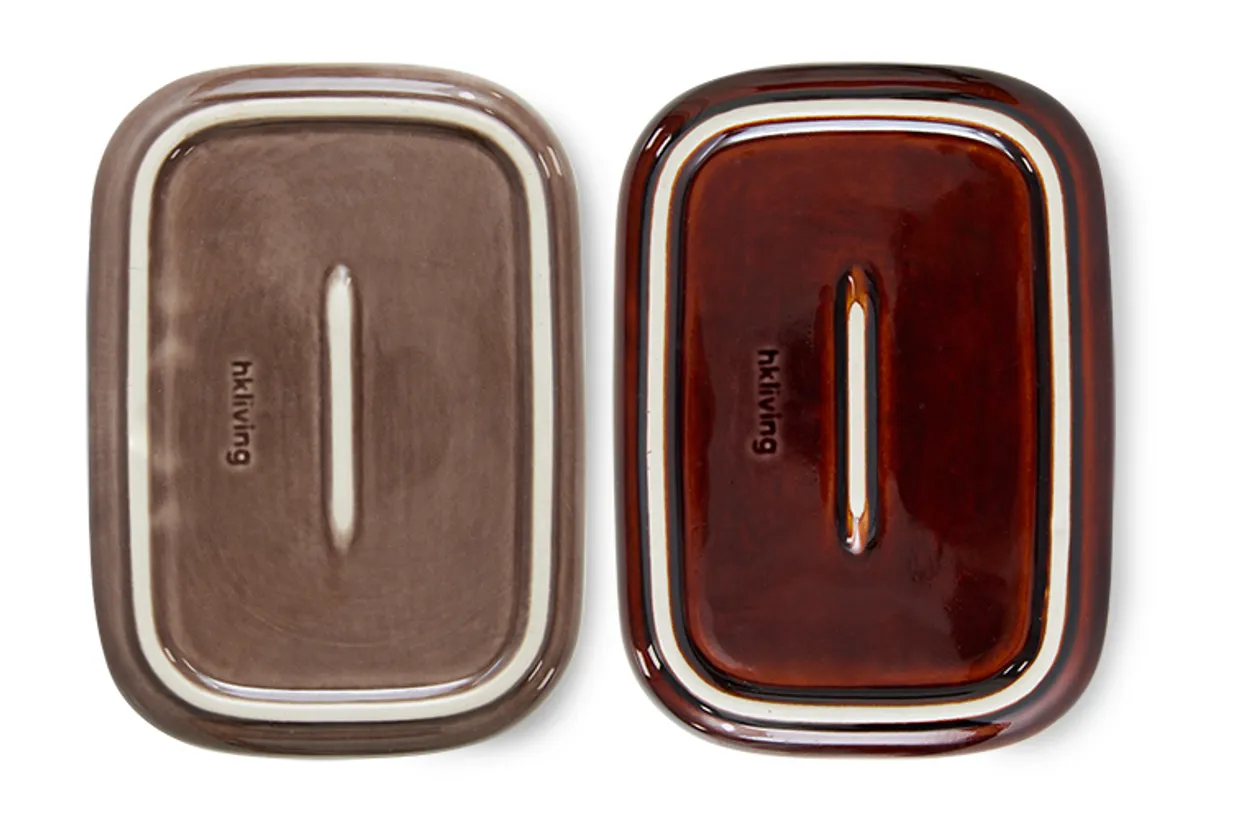 70s ceramics: small trays, mojave (set of 2)