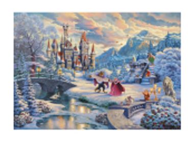 Disney, Belle En Het Beest In De Sneeuwt, 1000 Stukjes