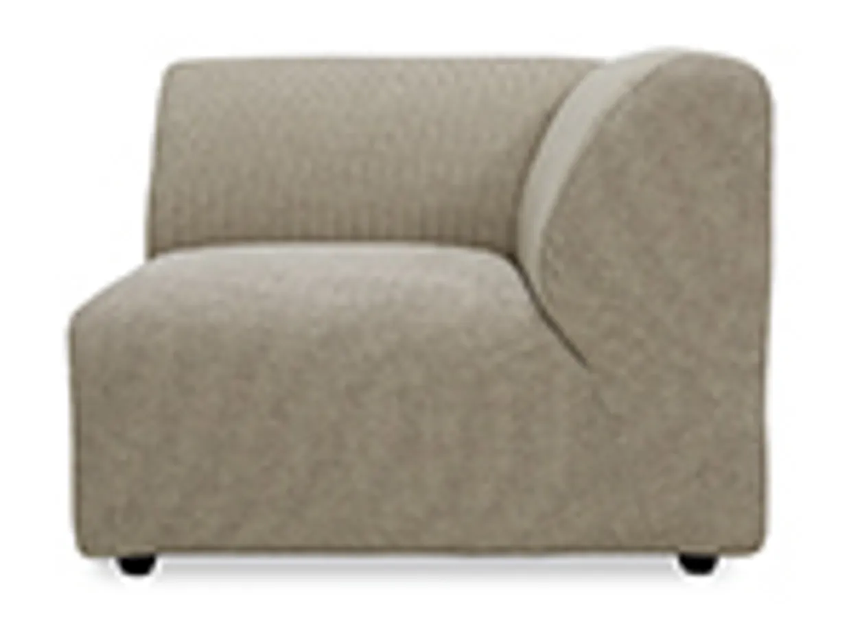 Jax couch: element right corner, sneak, light grey