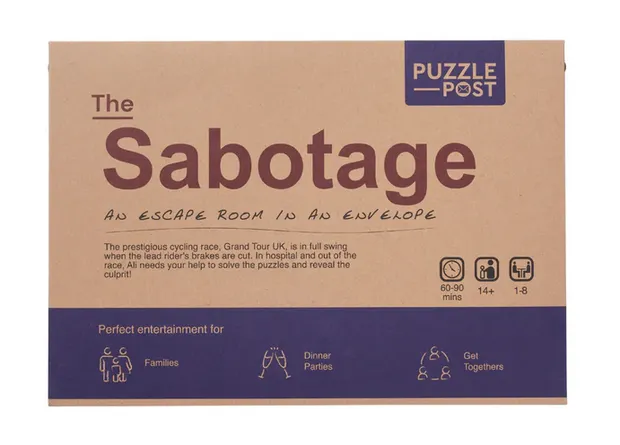 The Sabotage - An Escape Room in an Envelope (ENG)