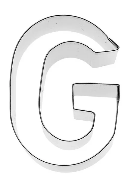 Uitsteekvorm Letter G 6 cm