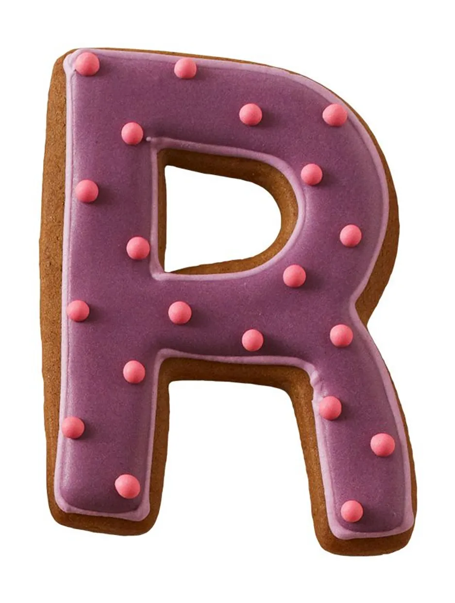 Uitsteekvorm Letter R 6 cm