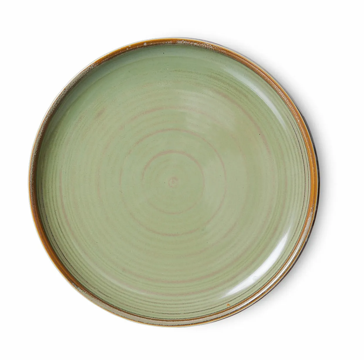 Chef ceramics: side plate, moss green
