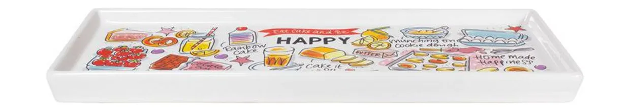 Cake Plate - Happy