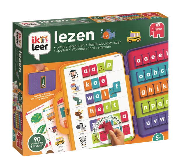 Jumbo Ik Leer Lezen - Educatieve spellen - Kinderen vanaf 5 jaar - Nederlands - Leren lezen