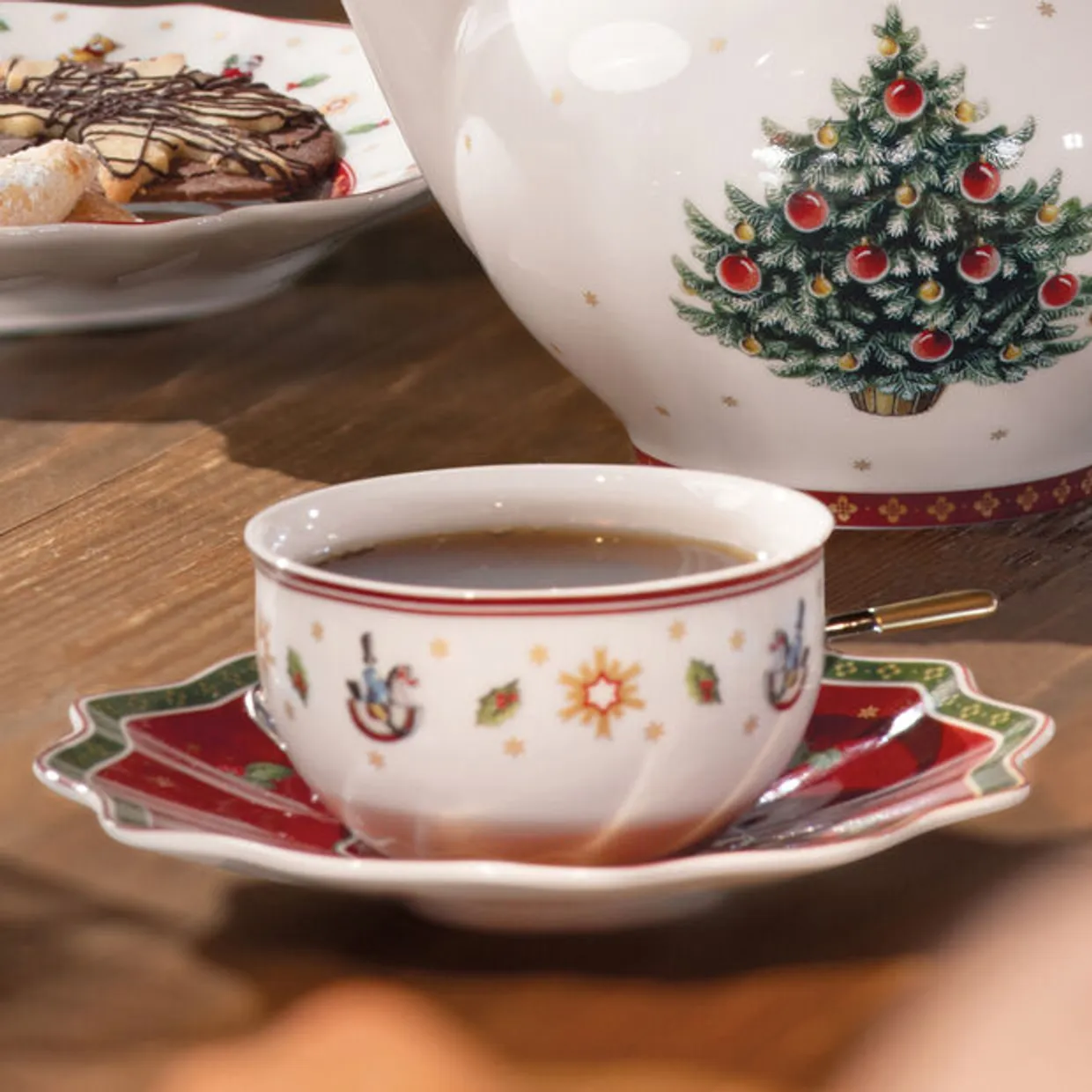 Toy's Delight - Koffieschotel rood - Kerst