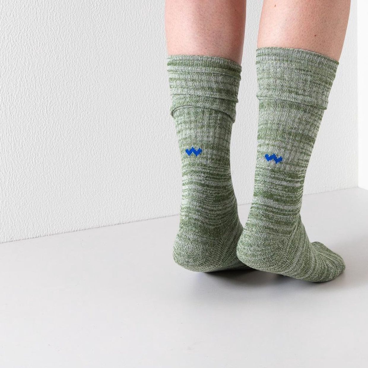 Duurzame sokken Vodde Random 2-pack Green Lemon 35-38