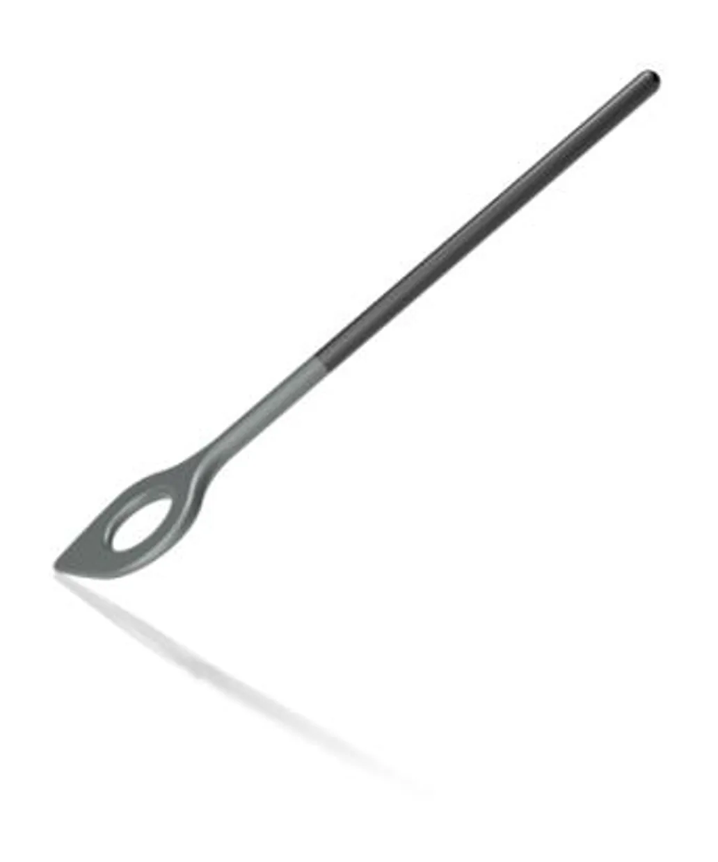Roerlepel met gat  Optima 31 cm - Zwart