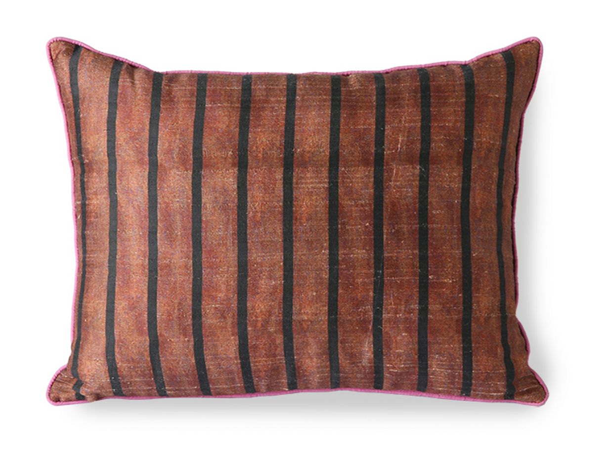 DORIS for HKLIVING: printed silk cushion jungle (30x40)