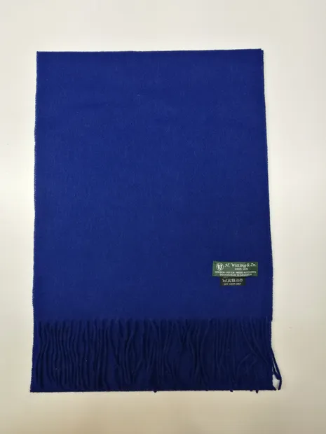 sjaal kobalt blauw