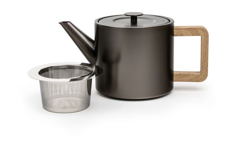 Bredemeijer Dubbelwandige Theepot Duet® Eva 0,5L, betongrijs
