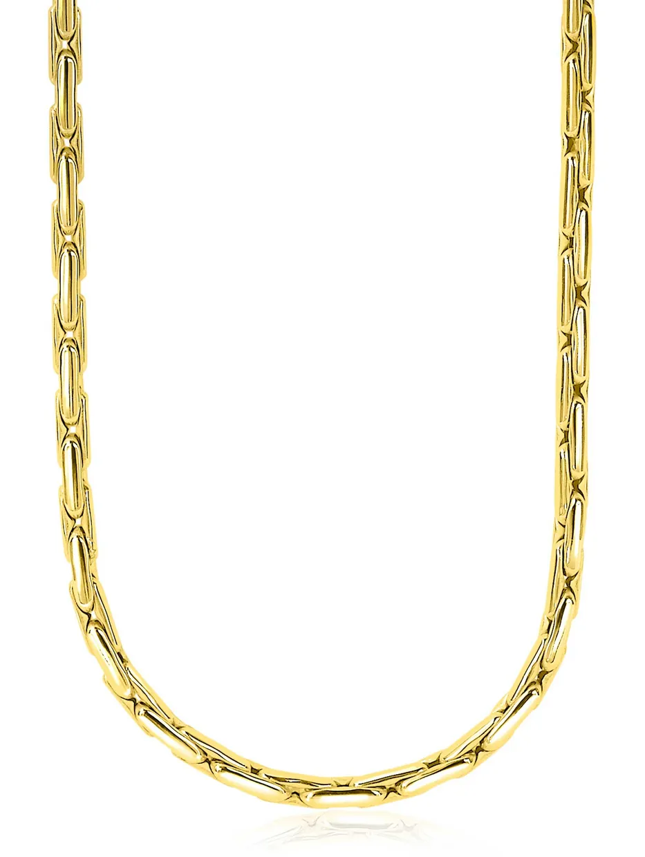 Gold 14 karaat gouden collier 45cm met luxe schakels  2,6mm breed ZGC275