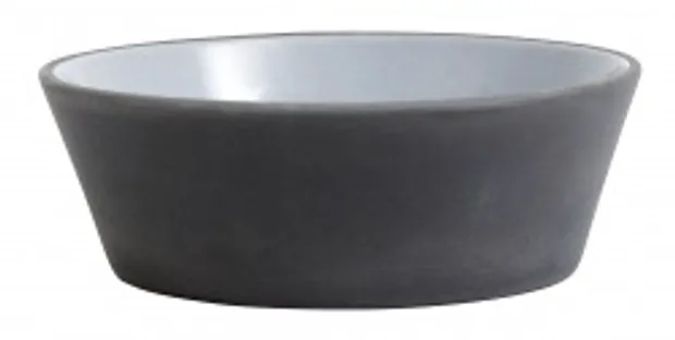 Matt Ceramic Bowl Small Dark Grey (dishwasher safe)