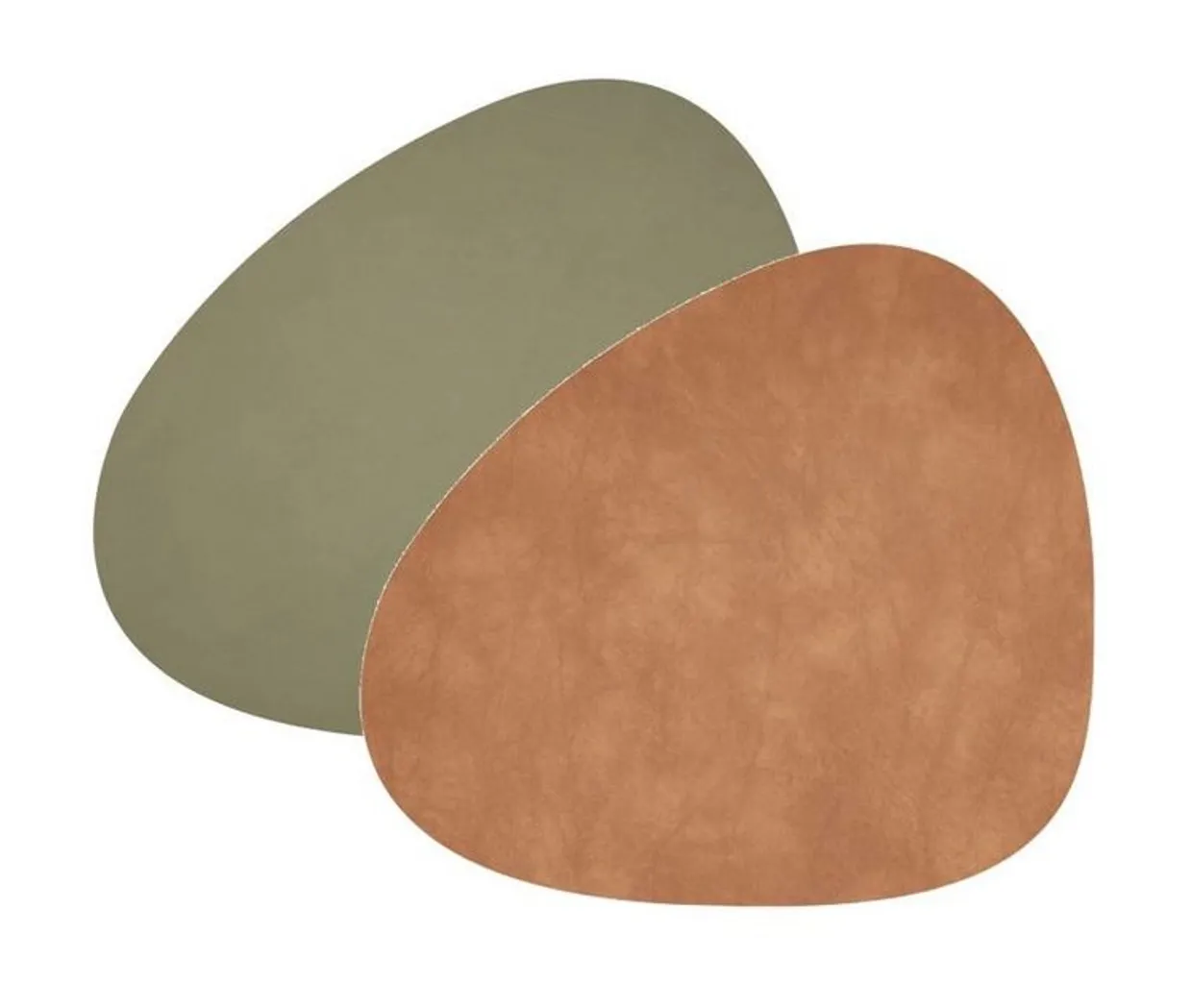 Placemat Curve Army Green/Nature
