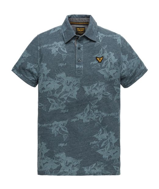 Short Sleeve Polo Jaquard Jersey
