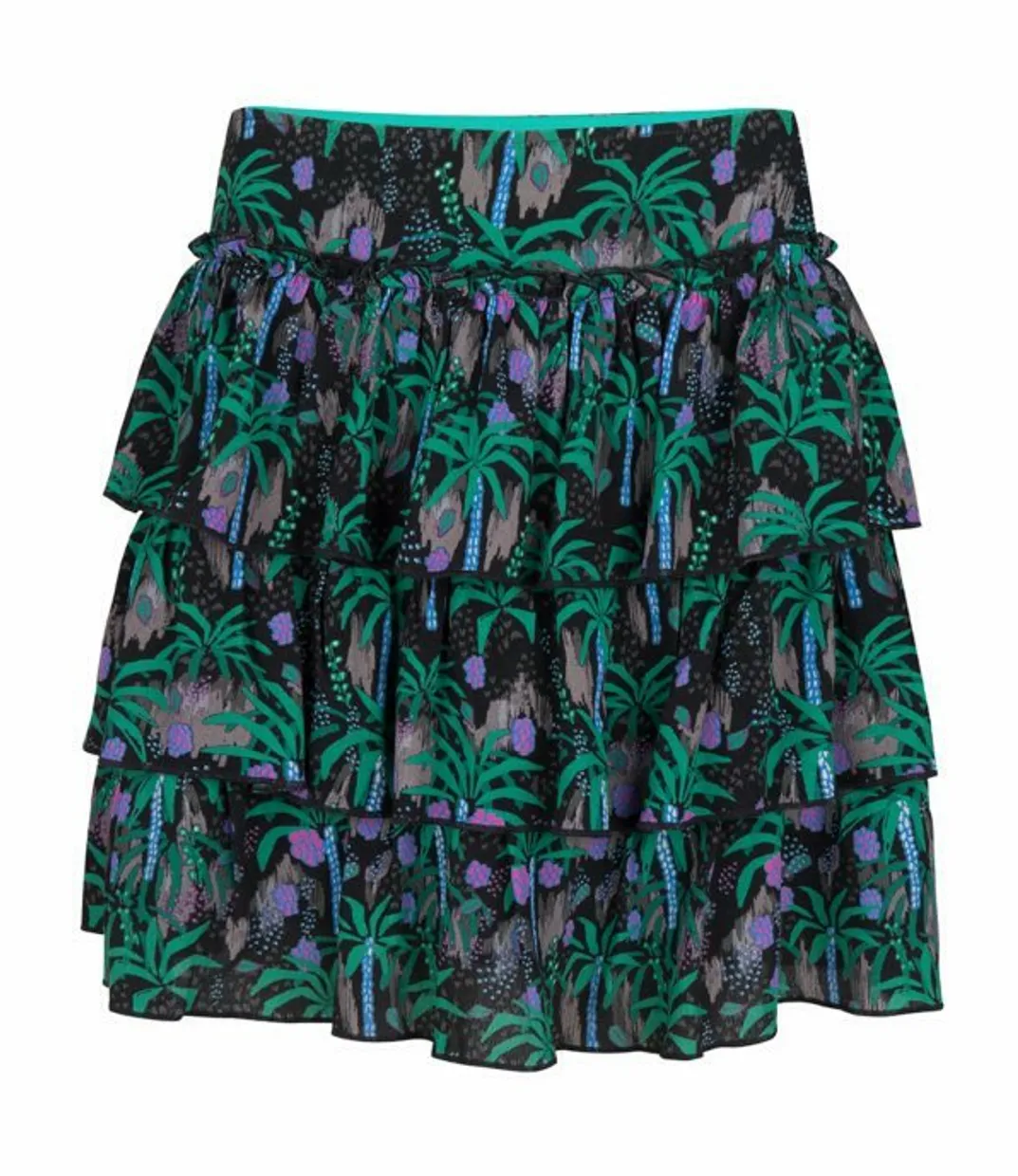 Avery skirt palm tree print