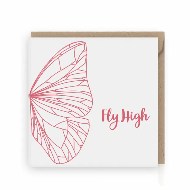 Wenskaart: Fly High