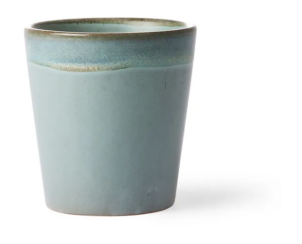 Ceramic 70's mug: moss