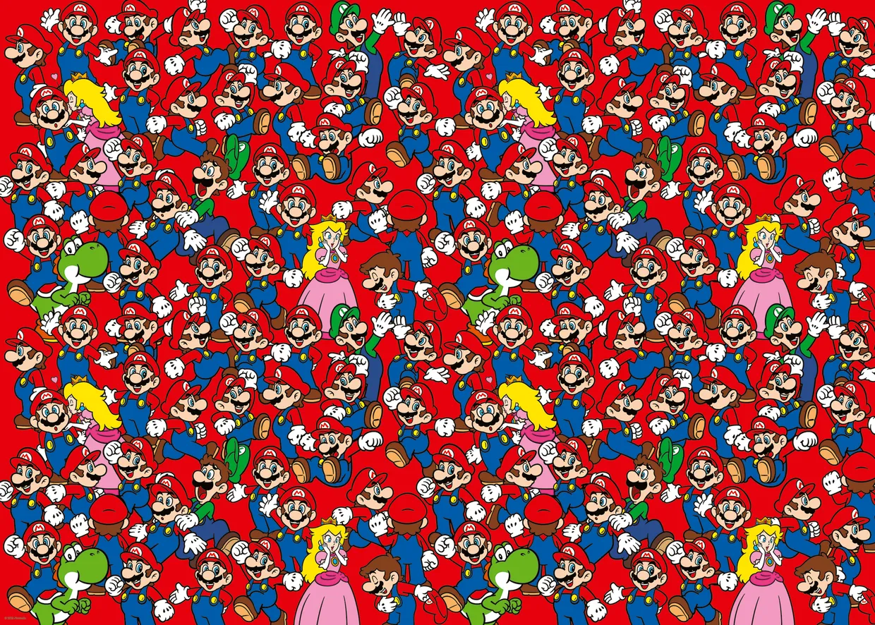 Puzzel Super Mario   Legpuzzel  1000 stukjes Challenge