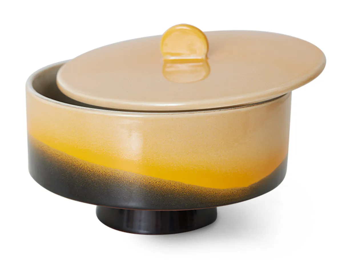 70s ceramics: bonbon bowl, sunshine