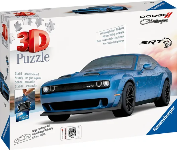 3D Puzzel - Dodge Challenger Hellcat Widebody (163)
