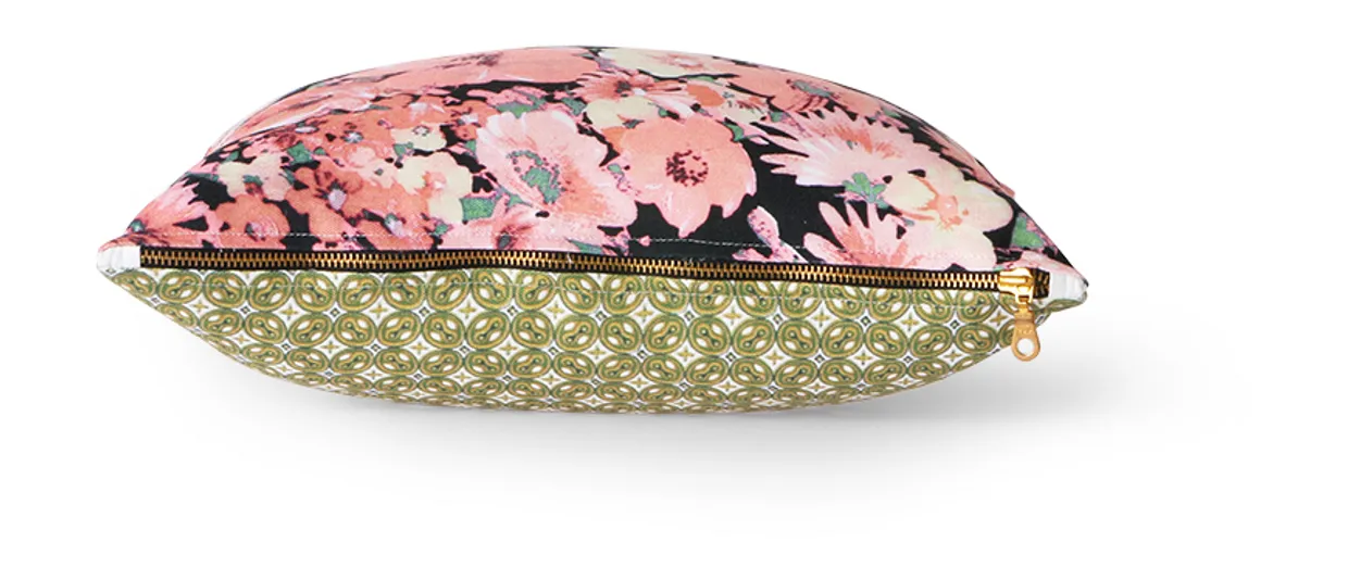 DORIS for HKLIVING: printed cushion floral (30x40)
