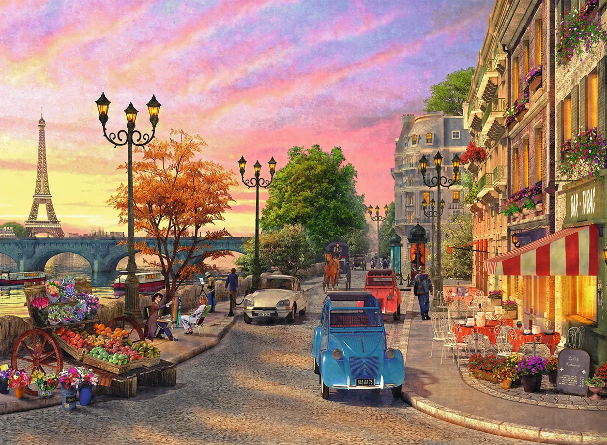 Puzzel - Avondsfeer in Parijs (500)