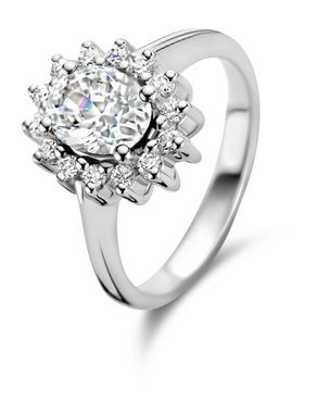 Mia Colore Bianca 925 Sterling Zilveren Ring PDM33018-56
