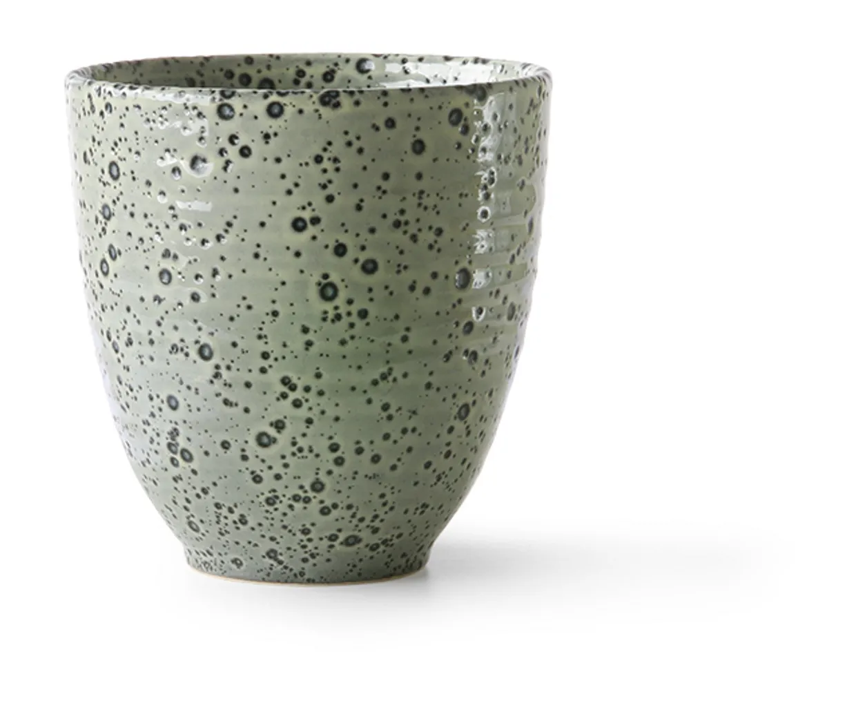 Gradient ceramics: mug green (set of 4)