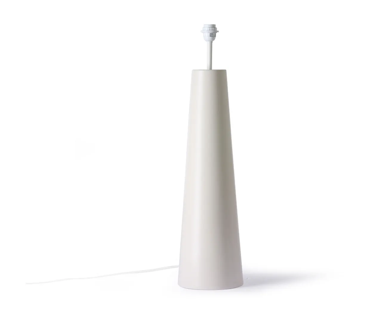 Cone floor lamp base XL cream