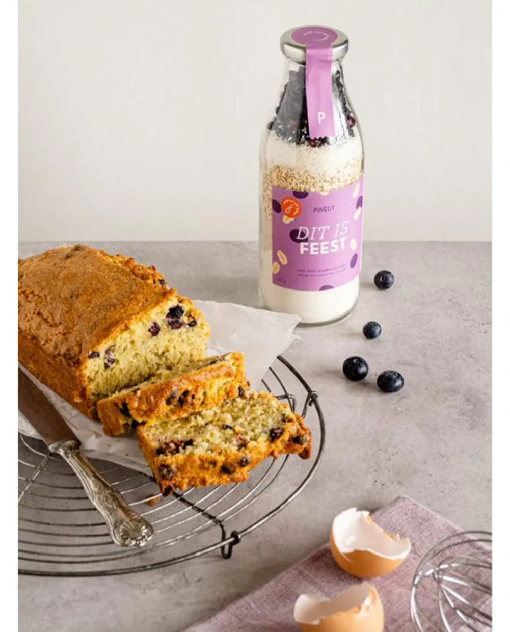 Blueberry (cup)cake ‘Dit is feest’