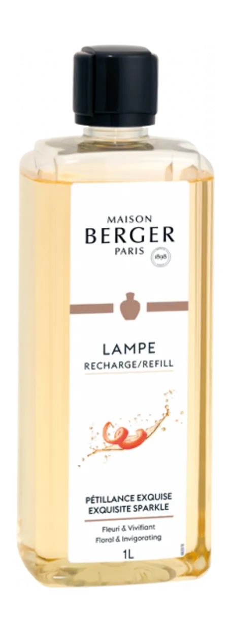 Pétillance Exquise (Champagne) navulling 1l. Lampe Berger