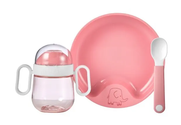 Babyservies Mio 3-delig Deep Pink