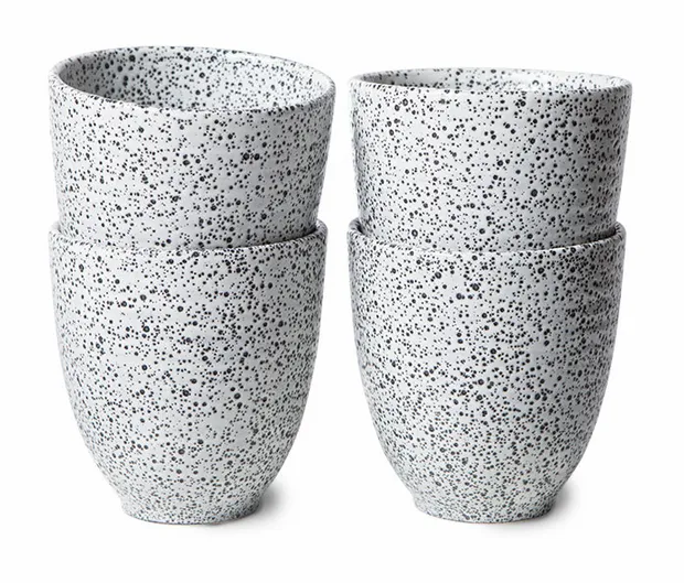 Gradient ceramics: mug cream (set of 4)