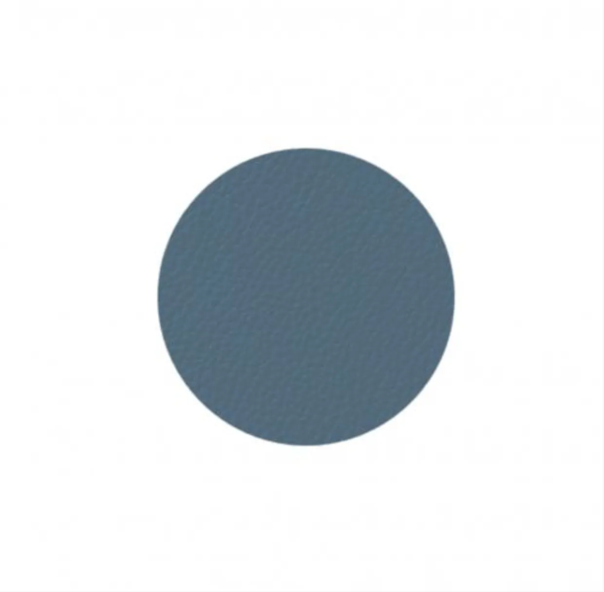 Onderzetters lederlook - blauw - set van 4