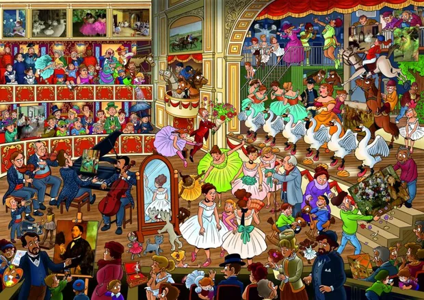 Puzzel - That's Life: Degas (1000)